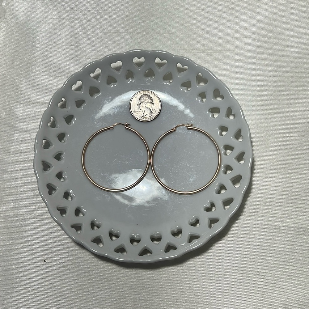 Sterling silver hoop,925